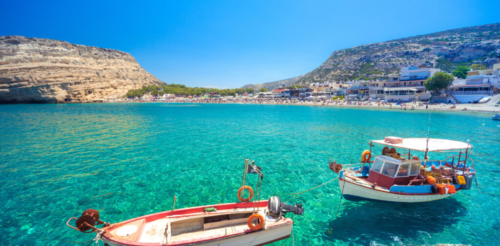 Matala Beach_Best beaches in Crete